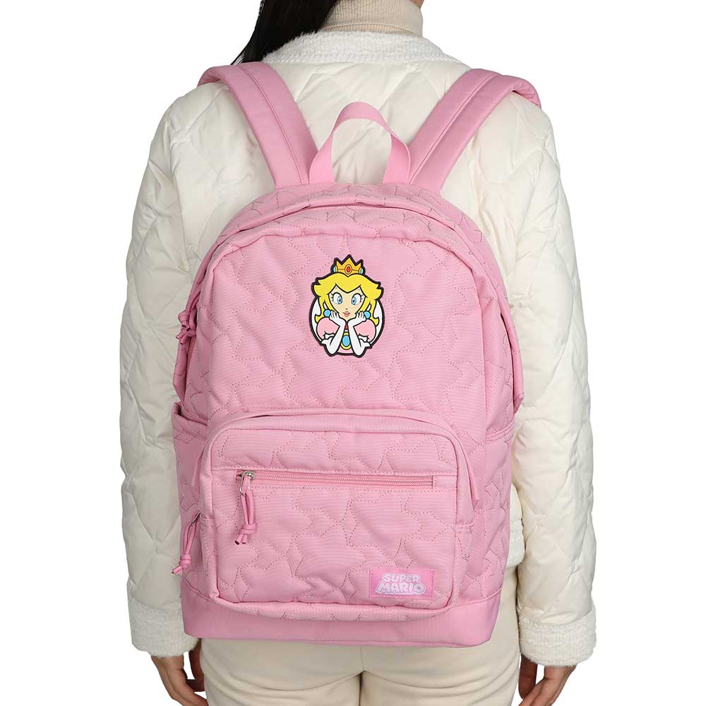 BioWorld Backpack Princess Peach Quilted Backpack BPF6F8ASMBPP00