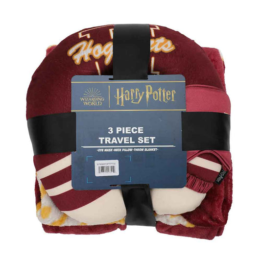 Bioworld Blanket Harry Potter Hogwarts Collegiate Travel Set NPA6691HPTPP00