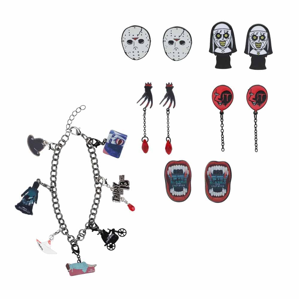 BioWorld Bracelet 13 Days Of Horror Bracelet Set With Mystery Charms JSA5X7EWBHPP00
