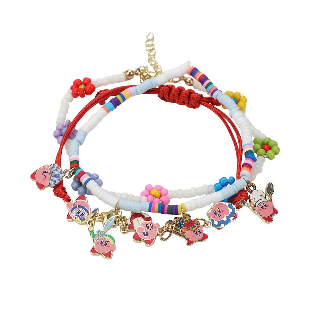 BioWorld Bracelet Nintendo Kirby Multi Charm Bracelet Set BVF5B8ZKBYPP00