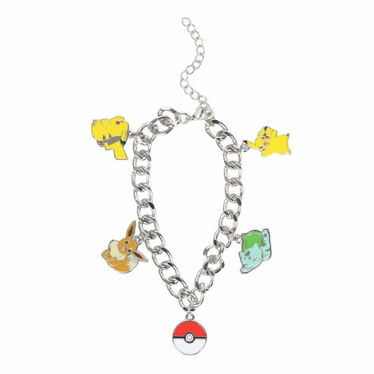 BioWorld Bracelet Nintendo Pokémon Metal Charms Bracelet Set BVA2KHWPOKPP00