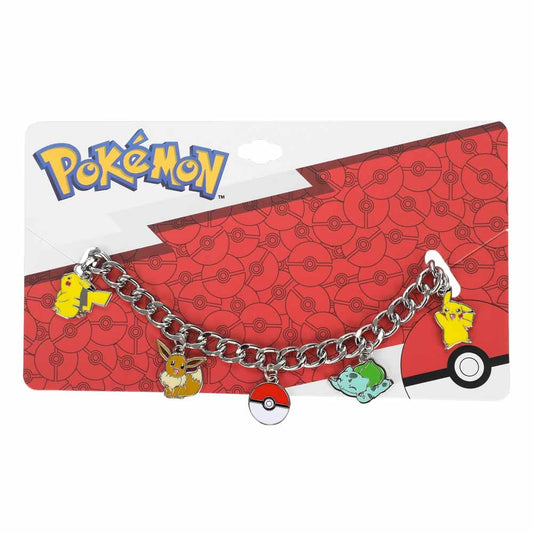 BioWorld Bracelet Nintendo Pokémon Metal Charms Bracelet Set BVA2KHWPOKPP00