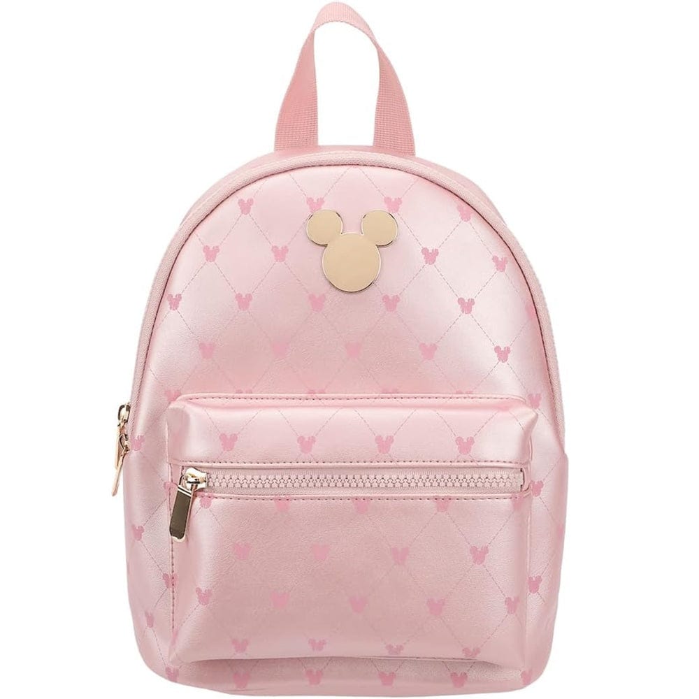 bioworld mini backpack Disney Mickey Mouse Ears Adult Pink 10.6" Mini Backpack