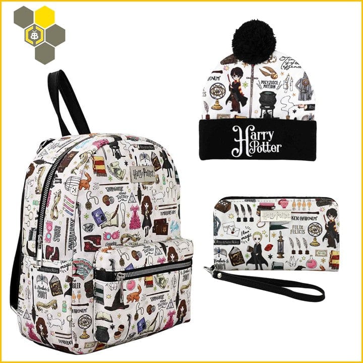 harry potter chibi print mini backpack Bioworld Wizarding World Harry Potter Chibi Gift Set – Collective Hobbees