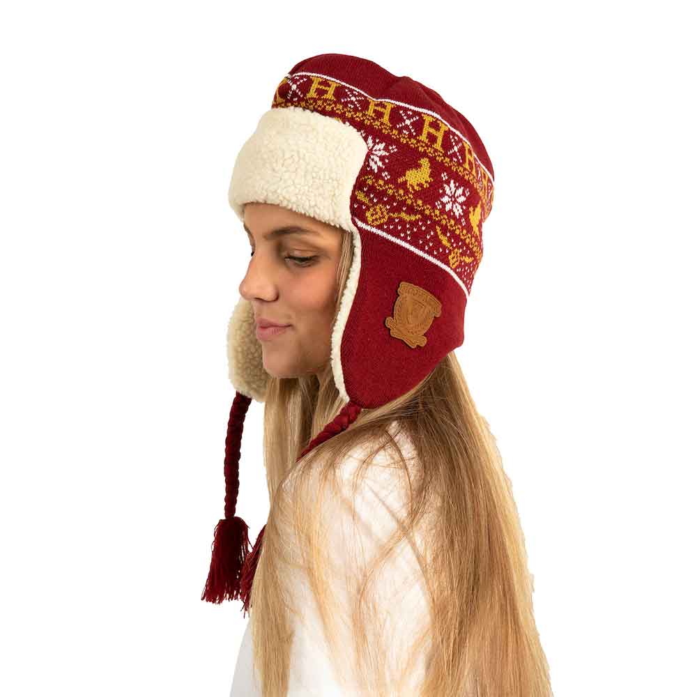 BioWorld Hat Harry Potter Hogwarts Trapper Lined Beanie Hat KCM66R5HPTPP00