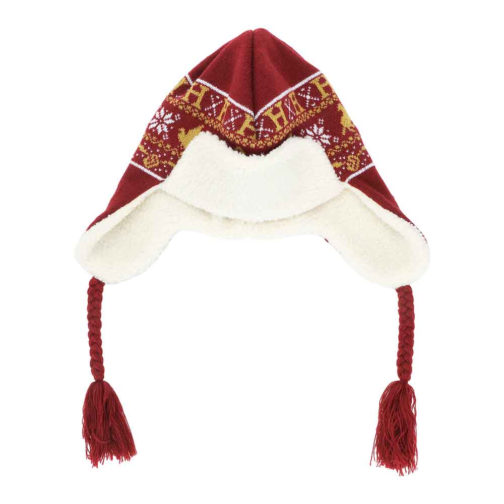 BioWorld Hat Harry Potter Hogwarts Trapper Lined Beanie Hat KCM66R5HPTPP00