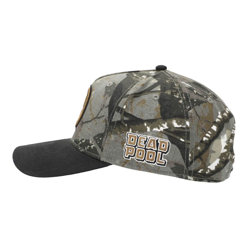 BioWorld Hat Marvel Deadpool Camo Embroidered Curved Bill Hat SBM72ASDPOPP00
