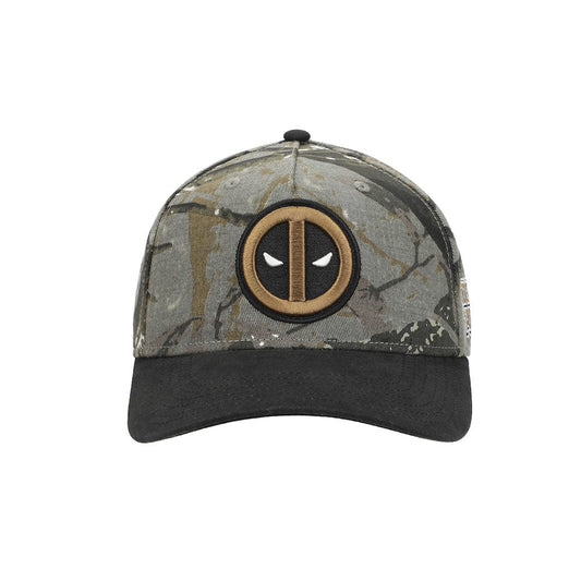 BioWorld Hat Marvel Deadpool Camo Embroidered Curved Bill Hat SBM72ASDPOPP00