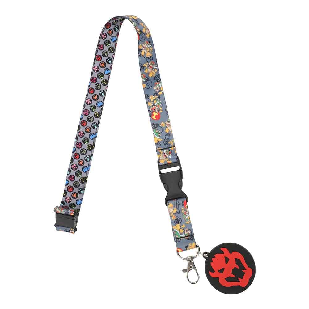BioWorld Lanyard Nintendo Super Mario Bowser Lanyard LAA2L09SMBPP00