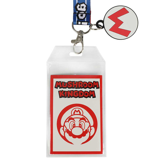 BioWorld Lanyard Nintendo Super Mario Mushroom Kingdom Lanyard LAA1KUDSMBPP00