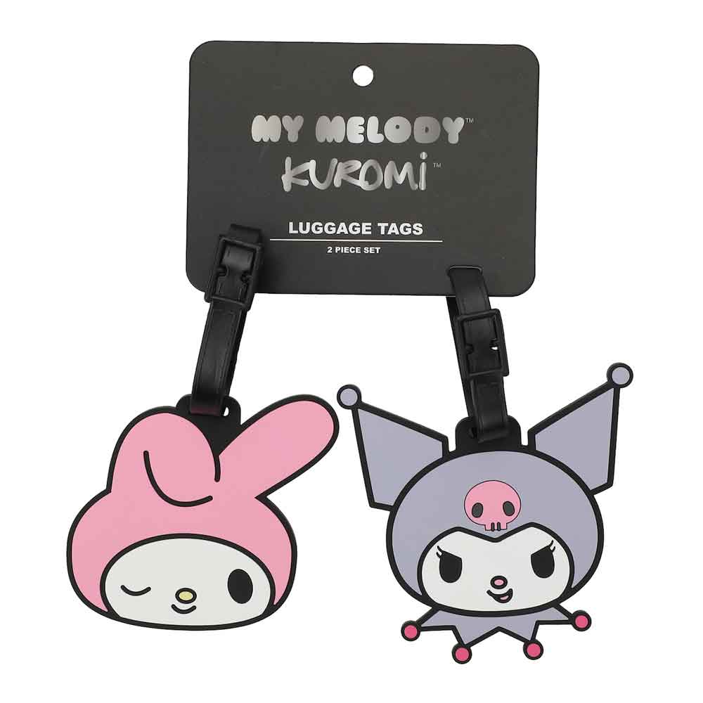 BioWorld Luggage Tag Kuromi & My Melody Rubber Luggage Tags LUG66JJHSRPP00