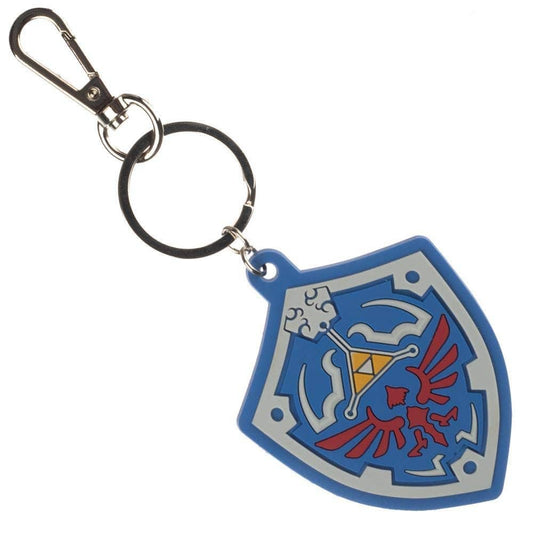 Bioworld Merchandising Legend of Zelda Shield Crest PVC Rubber Keychain KE83CLNTN00PP00