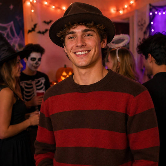 Bioworld Merchandising Nightmare On Elm Street Freddy Krueger Faux Suede Fedora FEMBBPCNOEPP00 One Size