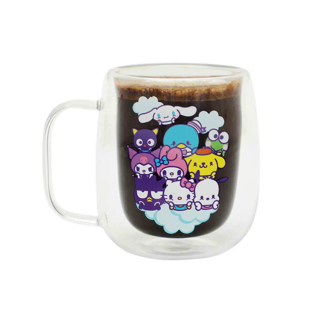 BioWorld Mug Hello Kitty And Friends Glass Mug VGU62CTHSRVI00