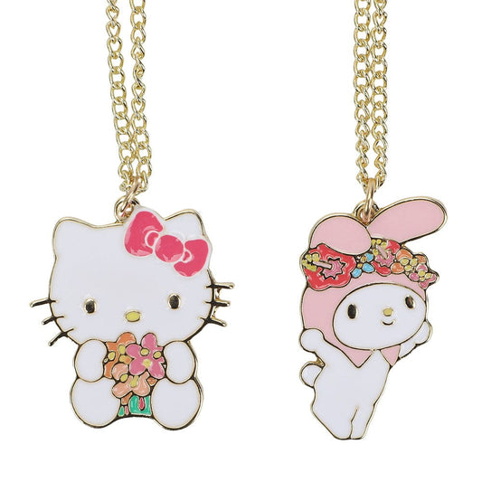 BioWorld Necklace Sanrio Hello Kitty & My Melody Besties Necklace Set NKA5YSRHSRPP00