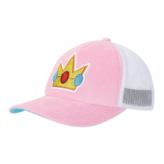 BioWorld Super Mario Princess Peach Rhinestone Trucker Hat SBF6PRLSMBPP00