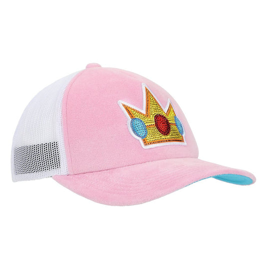 BioWorld Super Mario Princess Peach Rhinestone Trucker Hat SBF6PRLSMBPP00