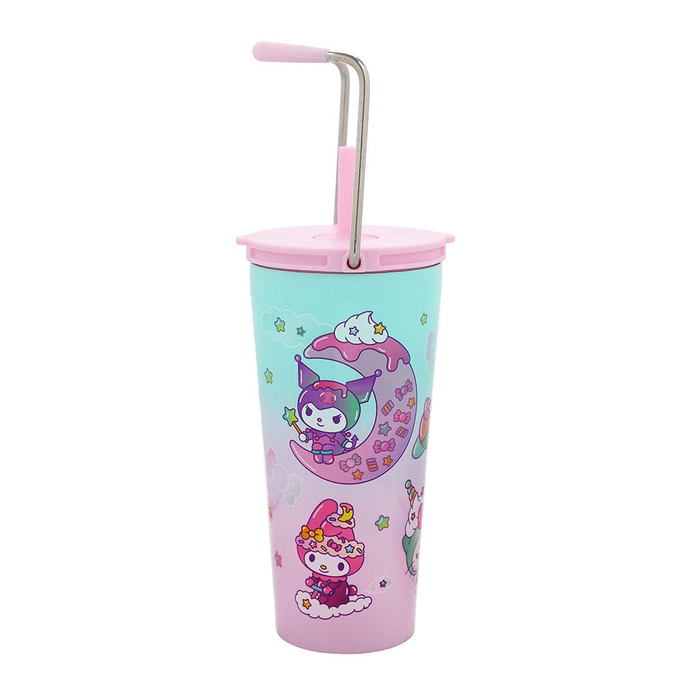 BioWorld Tumbler Hello Kitty 20 oz Stainless Steel Tumbler with Handle WAA73PKHSRVI00