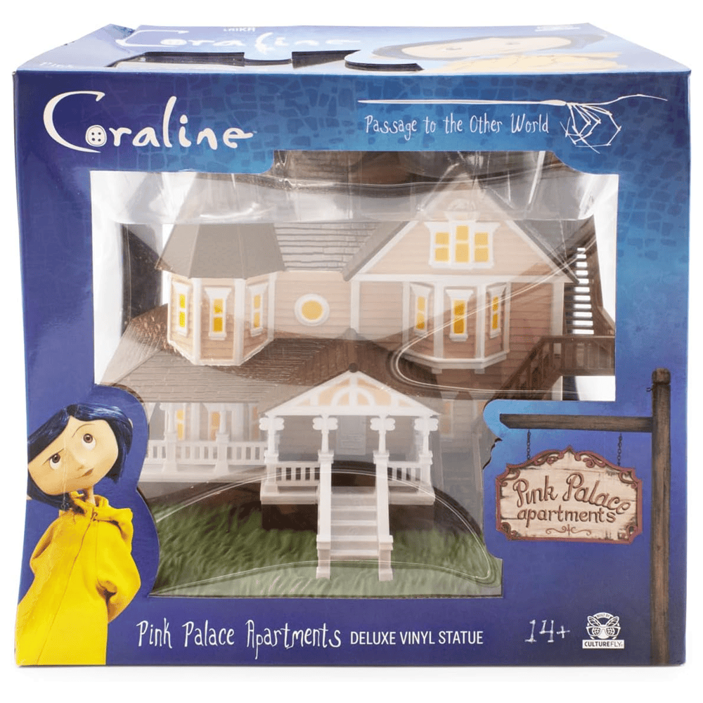 CultureFly Vinyl Statue CultureFly Coraline Pink Palace Apartments 9-Inch Deluxe Vinyl Figure CORS005A