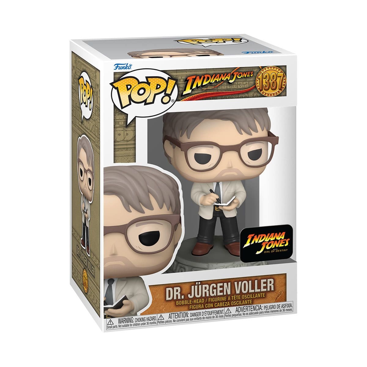 Funko Vinyl Figure Indiana Jones 5 Pop! Vinyl Figure FU70810 Dr. Jurgen Voller #1387