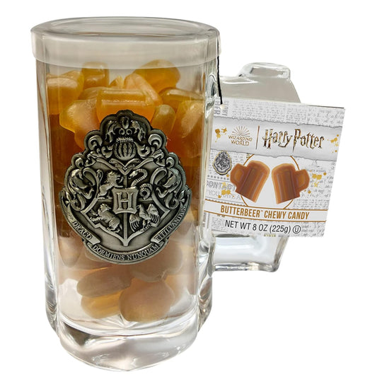 Jelly Belly Mug Harry Potter Glass Mug & Butterbeer Candy PS4761D