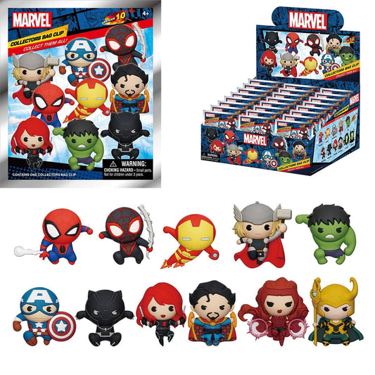 Monogram Keychain Marvel The Avengers Collectible 3D Figure Bag Clip MG68760