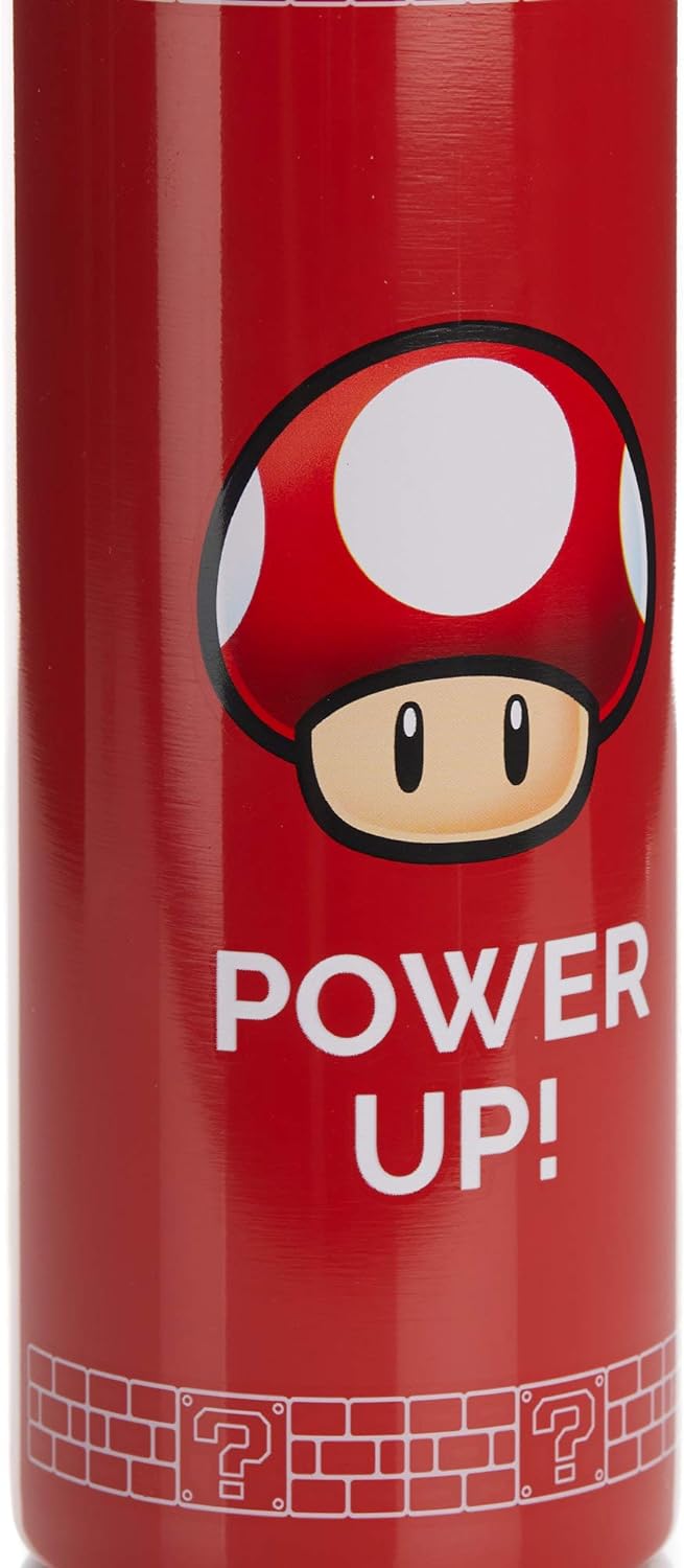 Paladone Tumbler Super Mario Bros. Power Up Water Bottle PP5807NN