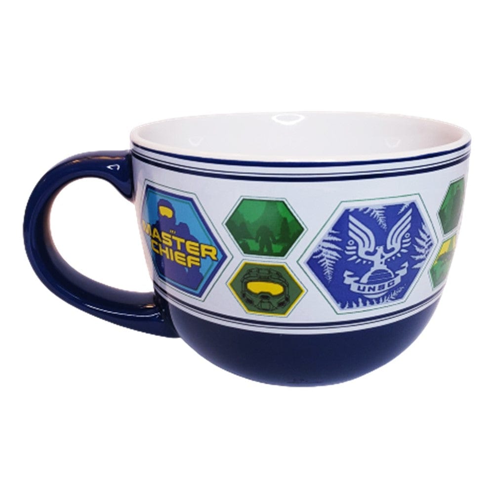 Silver Buffalo Mug Microsoft Xbox Halo Ceramic Soup Mug 24oz HAL50233