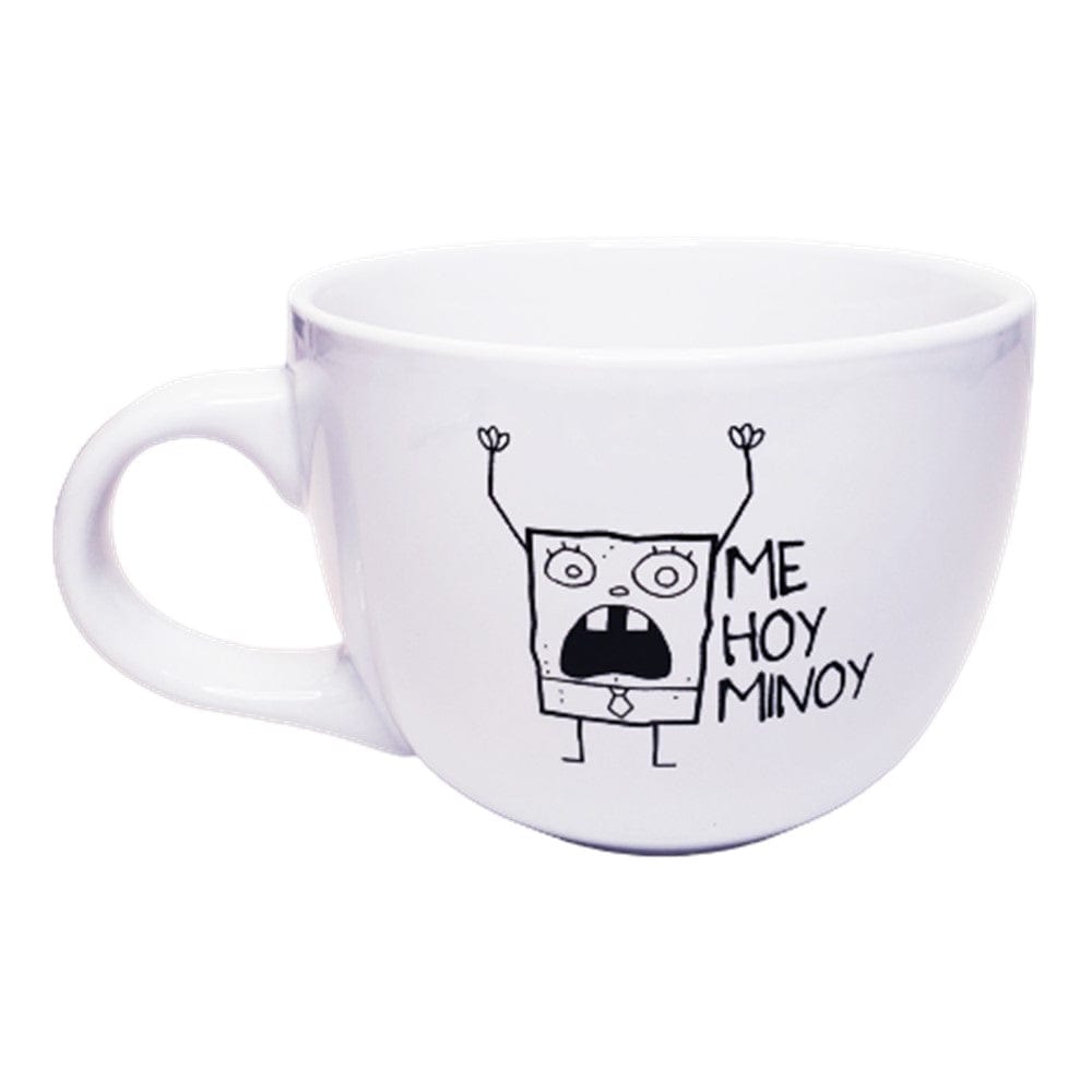 Silver Buffalo Mug Nickelodeon SpongeBob DoodleBob Ceramic Soup Mug 24oz SG133933