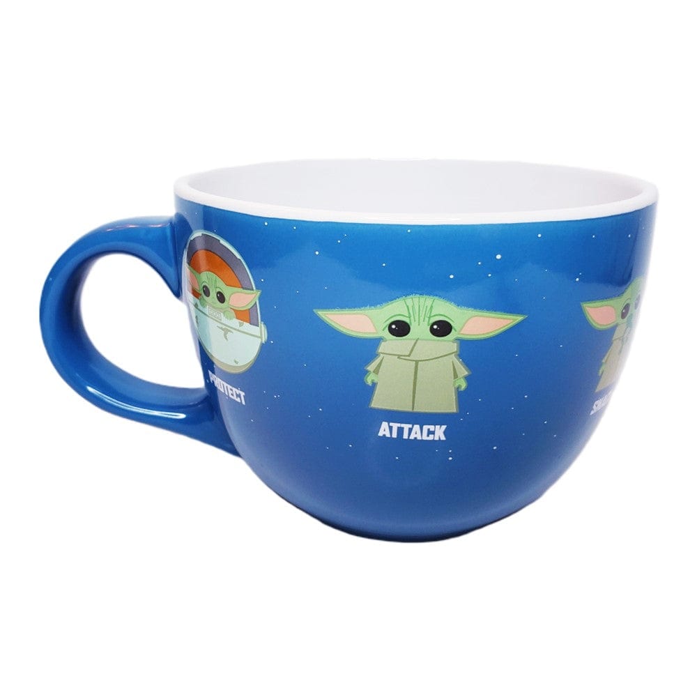 Silver Buffalo Mug Star Wars The Mandalorian The Child Ceramic Soup Mug 24oz SWM40733