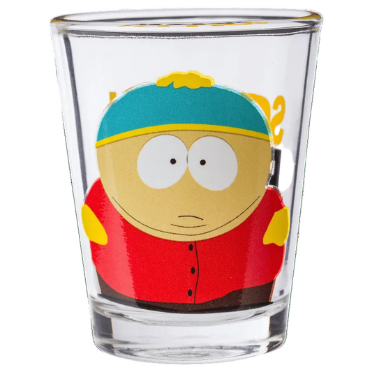 Silver Buffalo South Park Main Characters Poses 4pc. 1.5oz. Mini Glass Set SPK80264 : SPK80264-CI012SB