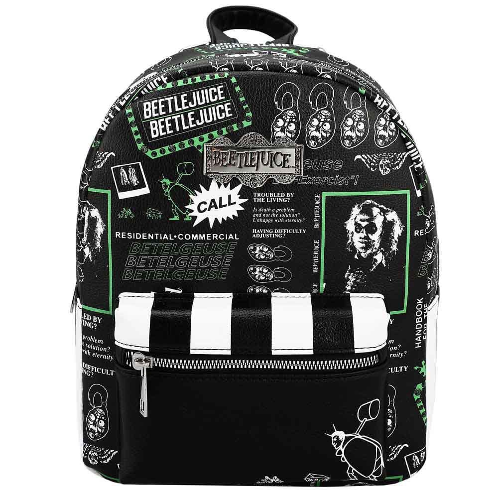 beetlejuice backpack mini Bioworld Tim Burton Beetlejuice Mini Backpack – Collective Hobbees
