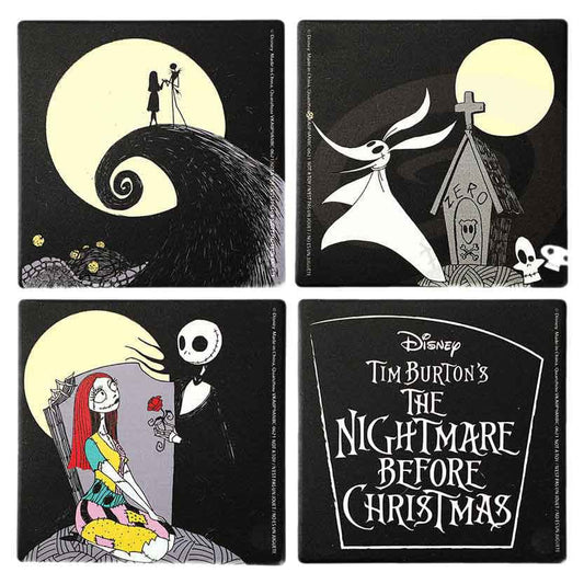 Bioworld Disney The Nightmare Before Christmas Coasters 4-pack