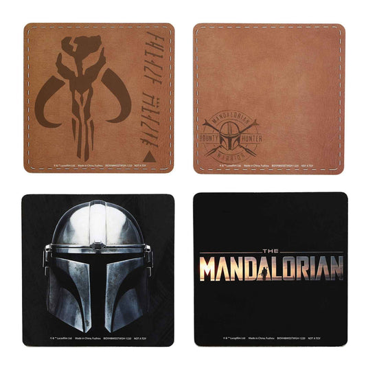 Bioworld Star Wars The Mandalorian Coasters 4-pack