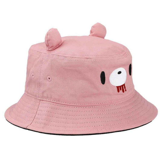 BioWorld Hat Gloomy Bear 3D Ears Embroidered Bucket Hat OBA0XQKGLMPP00