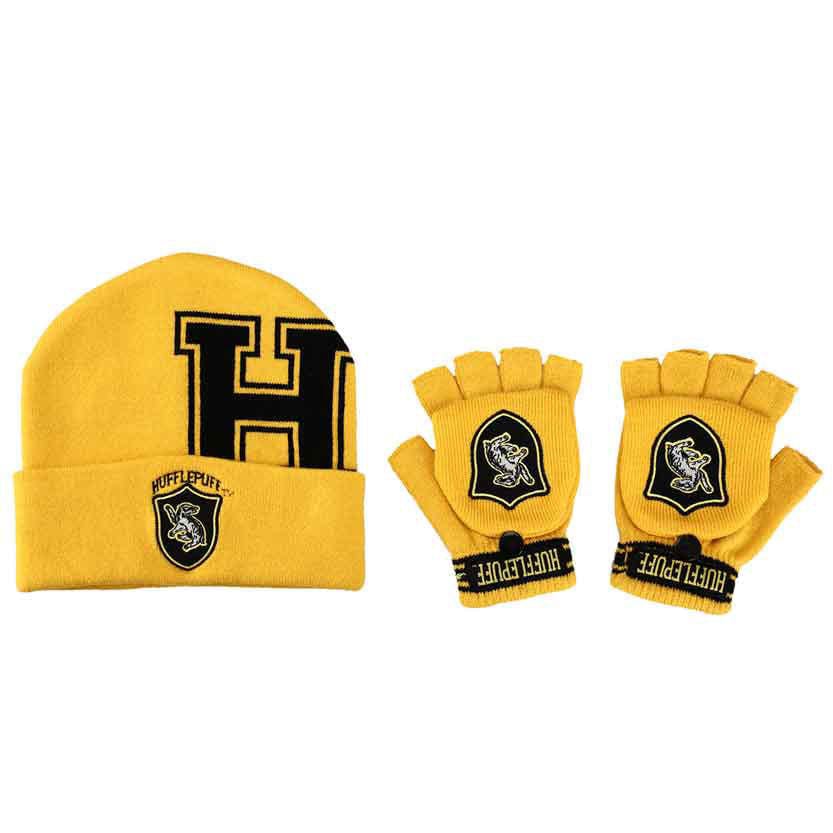 Bioworld Wizarding World Harry Potter Hufflepuff Beanie & Glomitts Combo