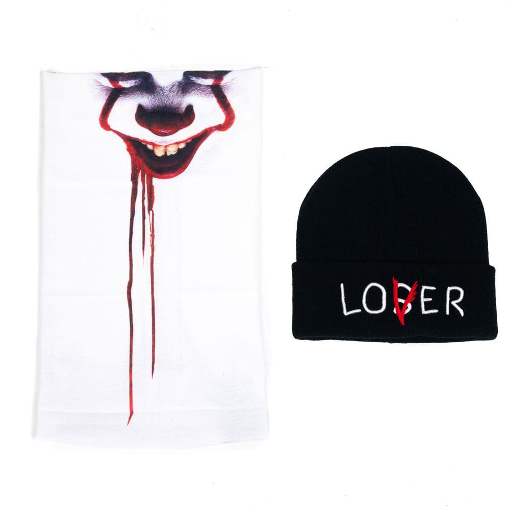 Stephen King's IT Pennywise Beanie Hat Gaiter Combo โ Collective