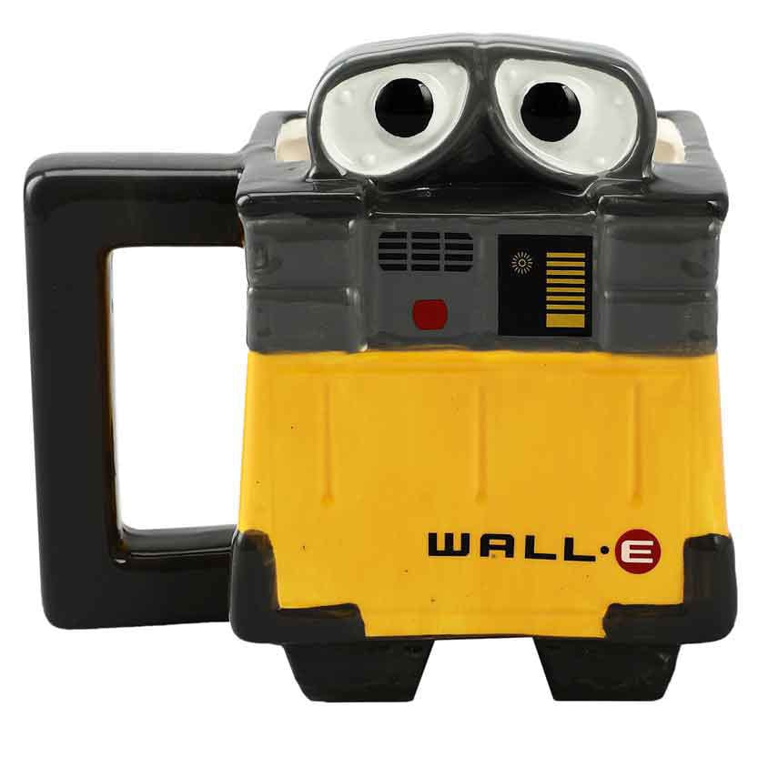 Bioworld Mug Disney Pixar Wall-E & Eve 3D Ceramic Mug Set In Box