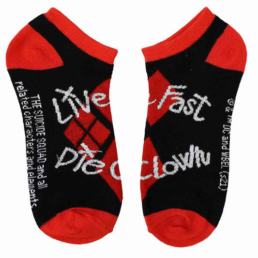 BioWorld Socks DC Comics Harley Quinn Ankle Socks 5pk ASF0DYASSQPP00