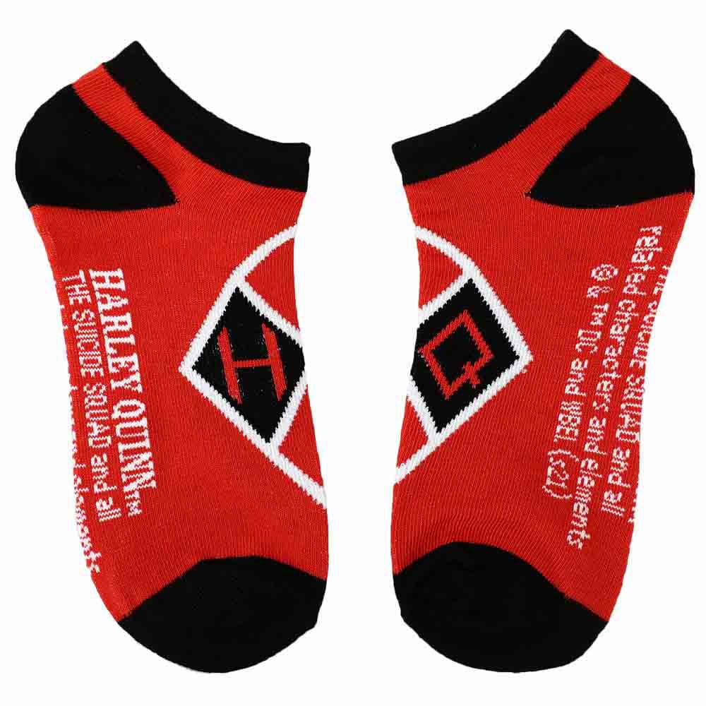 BioWorld Socks DC Comics Harley Quinn Ankle Socks 5pk ASF0DYASSQPP00