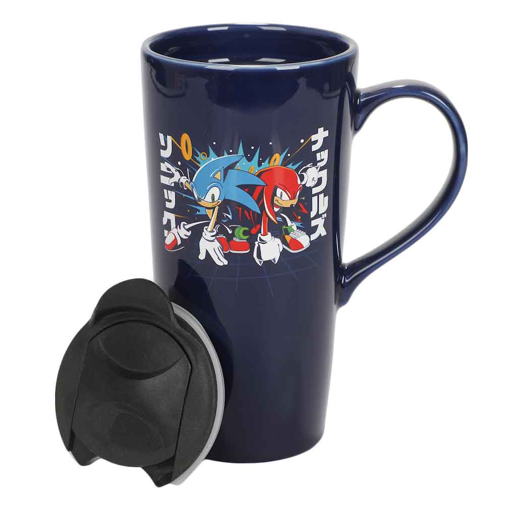 BioWorld Tumbler Sonic The Hedgehog Ceramic Travel Mug MUA58CMSEGVI00