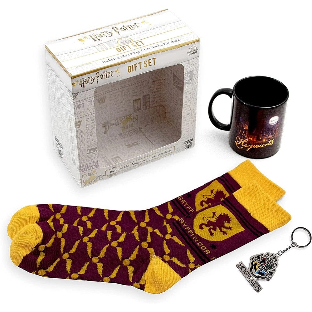 CultureFly Mug Harry Potter Mug, Socks & Keychain Gift Set CF152992HP