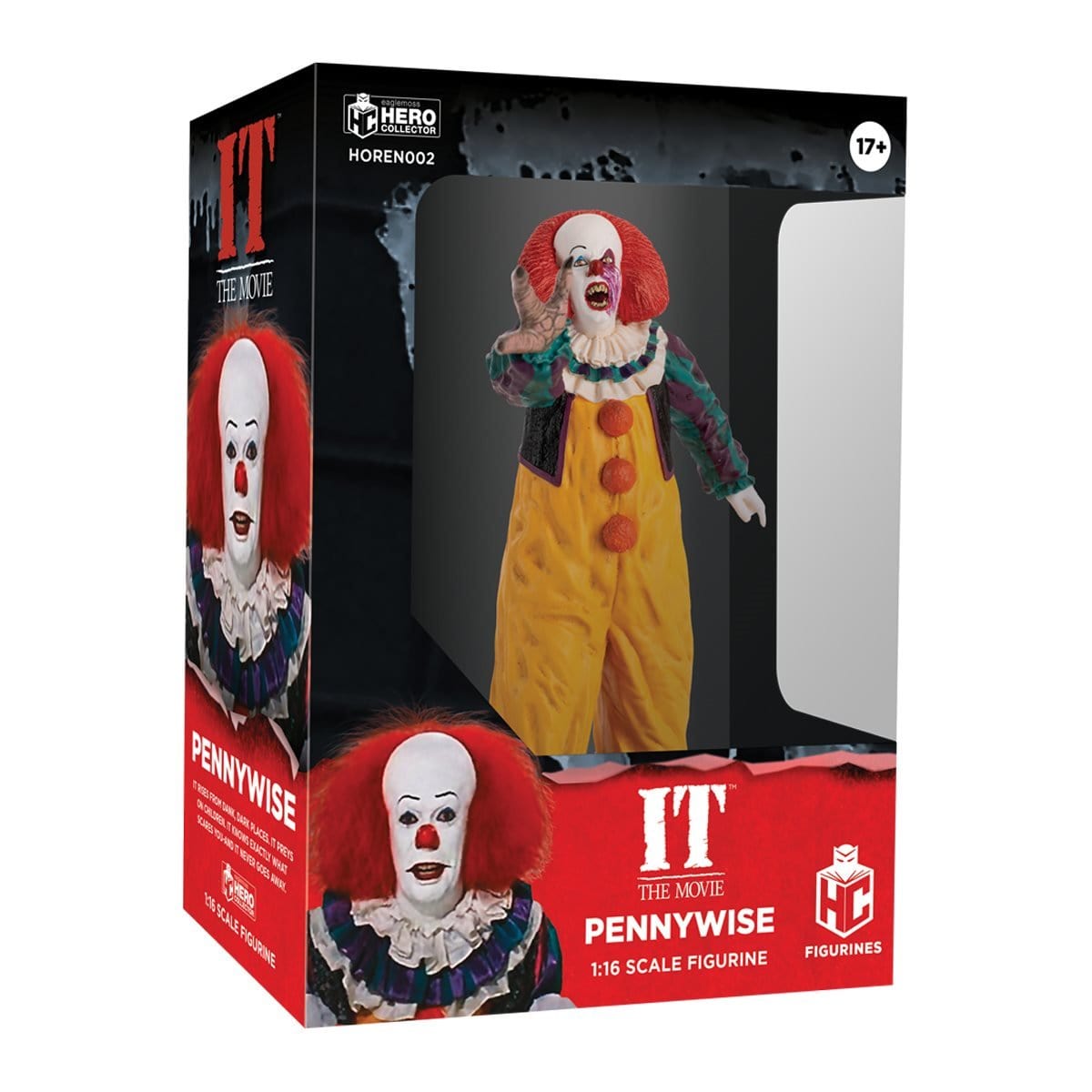 Eaglemoss Hero Collector Action Figure IT Pennywise 1990 Horror Heroes Diecast Figurine EGHOREN002