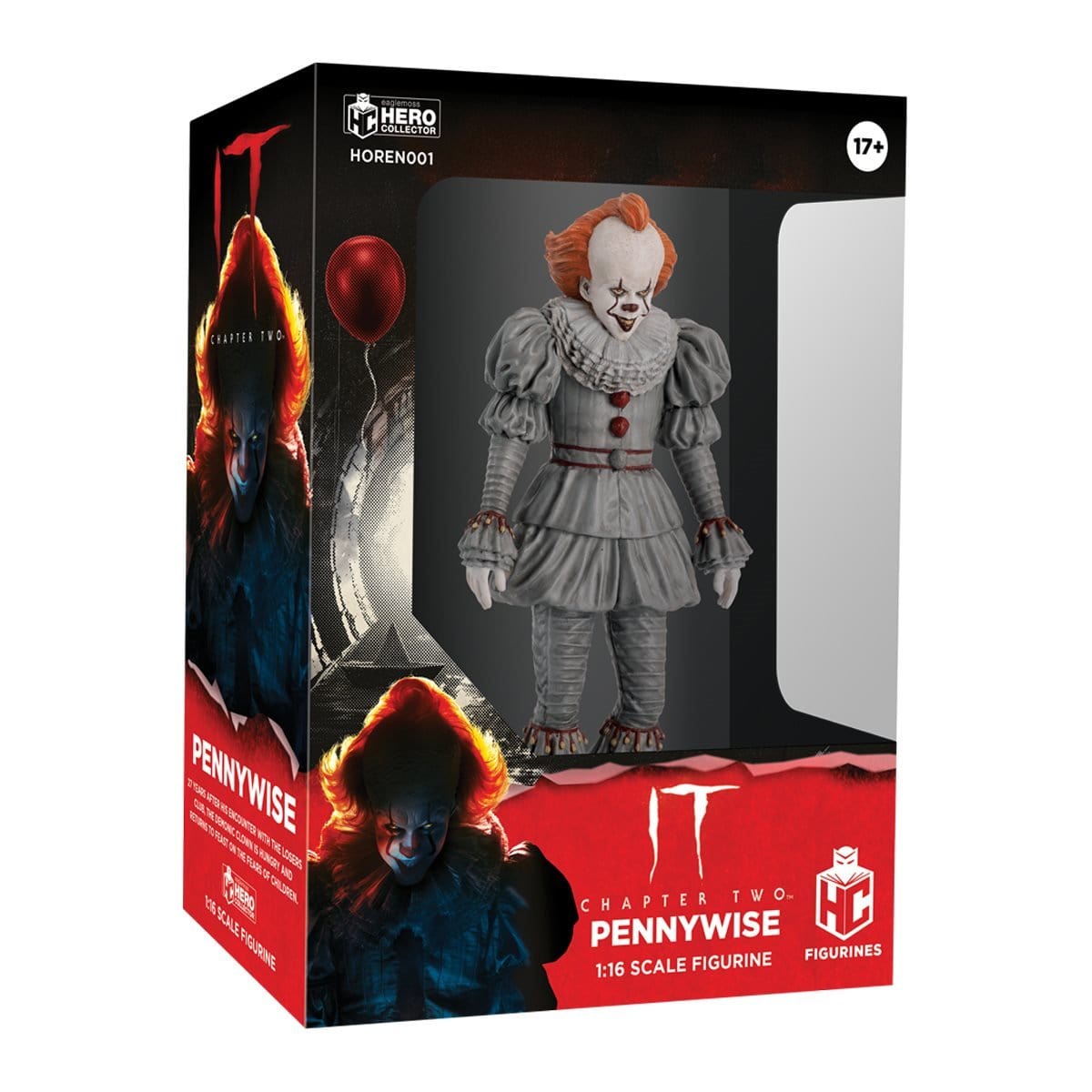 Eaglemoss Hero Collector Action Figure IT Pennywise Horror Heroes Diecast Figurine EGHOREN001