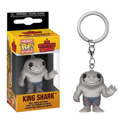 DC Comics The Suicide Squad King Shark Pocket Pop! Vinyl Figure Keychain