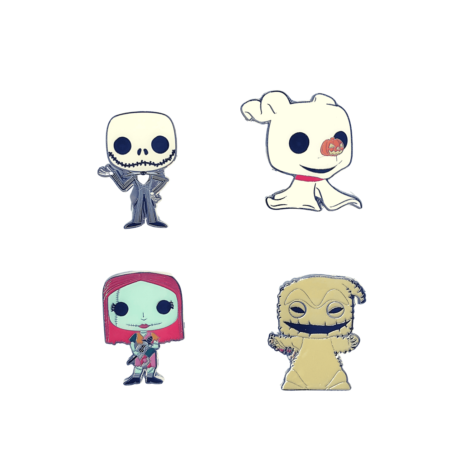 Disney The Nightmare Before Christmas Enamel Pins 4-pack