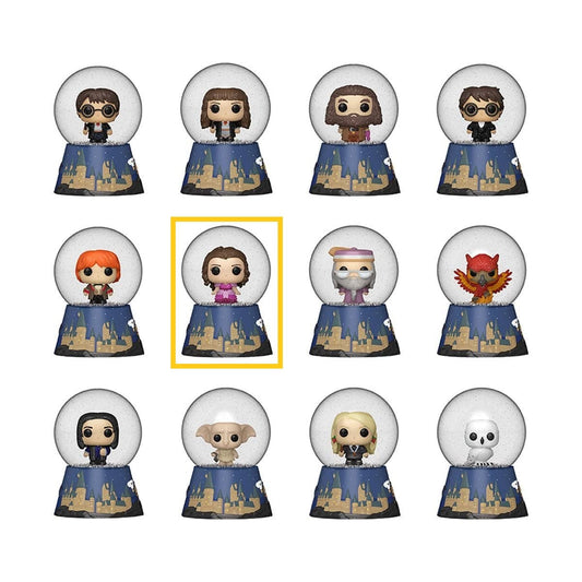 Funko Snow Globe Harry Potter Mystery Pop! Mini Snow Globes TTC200828-HG Hermione In Pink Dress