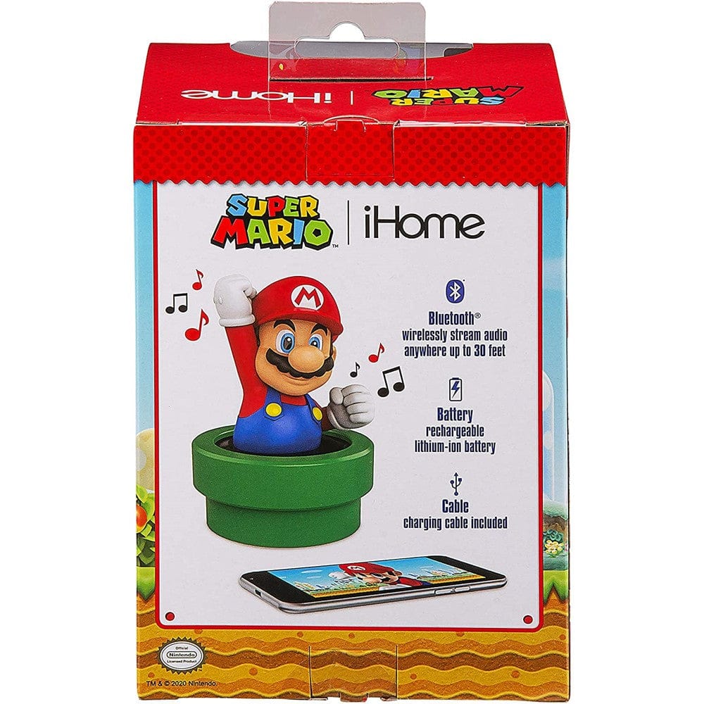 iHome Gadget Accessory Nintendo Super Mario Wireless Speaker Ti-B66MR.EX0i