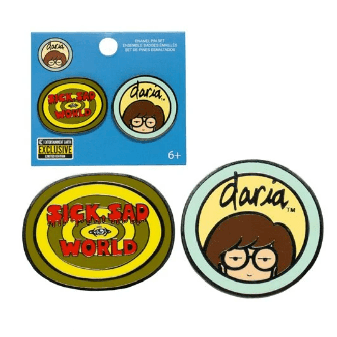 Loungefly pin Exclusive MTV Daria Enamel Pins 2-pk LFMTVPN0010