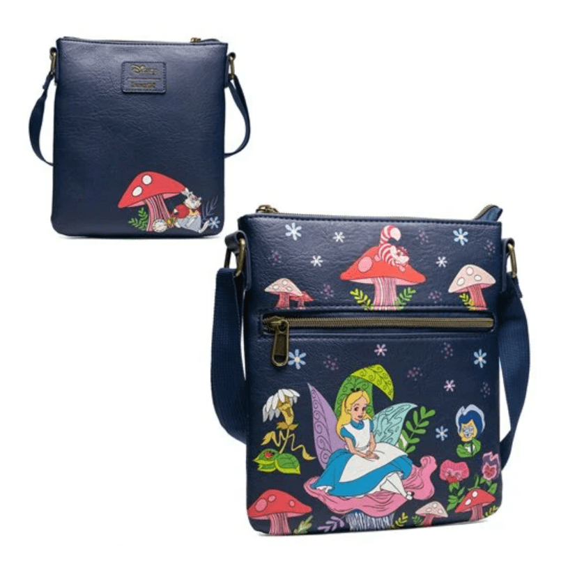 Loungefly Exclusive Disney Alice in Wonderland Passport Bag